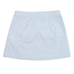 Bonpoint Girls 6Y Blue and White Striped Wrap Skirt