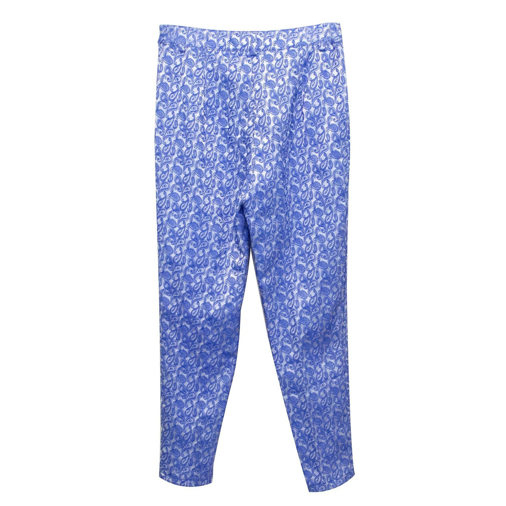 Missguided Blue Paisley Print Trousers