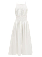 Three Grace London Ruched White Dress