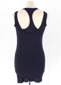 Donna Karen Navy Double Vest Top