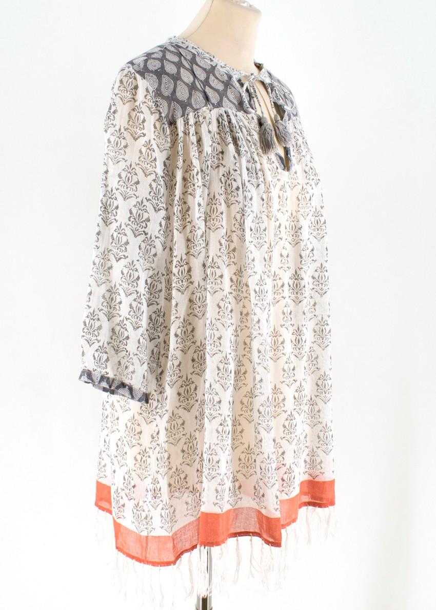 Roberta Roller Rabbit ornate-print cotton tunic