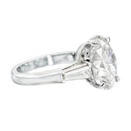 Verde 3ct IGI Certified Lab Grown Round Brilliant Cut Diamond Ring