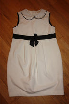 Monnalisa Chic Girl's White Embellished Dress