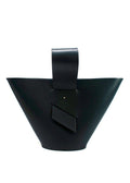 Carolina Santo Domingo Dark Green Leather Shoulder Bag