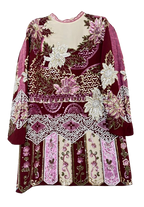 Sequin Embroidered Mini Dress