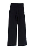 Another Tomorrow Black High Waisted Denim Trousers