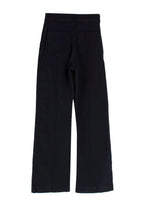 Another Tomorrow Black High Waisted Denim Trousers