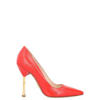 Prada Neon Pink Saffiano Leather Pointed-Toe Pumps