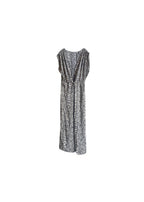 Grey Snakeskin Kaftan Dress