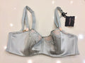 Chantal Thomass Green Pure Silk Balconette Bra & Thong Set