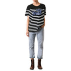 Each x Other Striped Embroidered T-Shirt