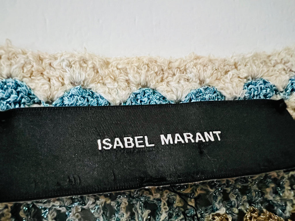 Isabel Marrant Multicoloured Crochet Cardigan