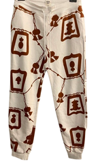 Printed Cotton Jogging Pants