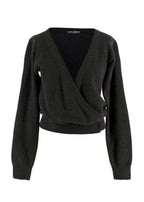 Dolce & Gabbana Grey Cashmere Wrap Jumper