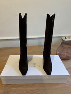 Anine Bing Brown Suede Tania Boots