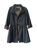 Betsey Johnson satin trench coat