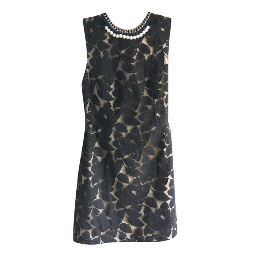 3.1 Philip Lim Nude/Black Floral Mini Dress