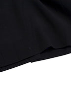 Alexander McQueen Black Dress with Silver Zips
