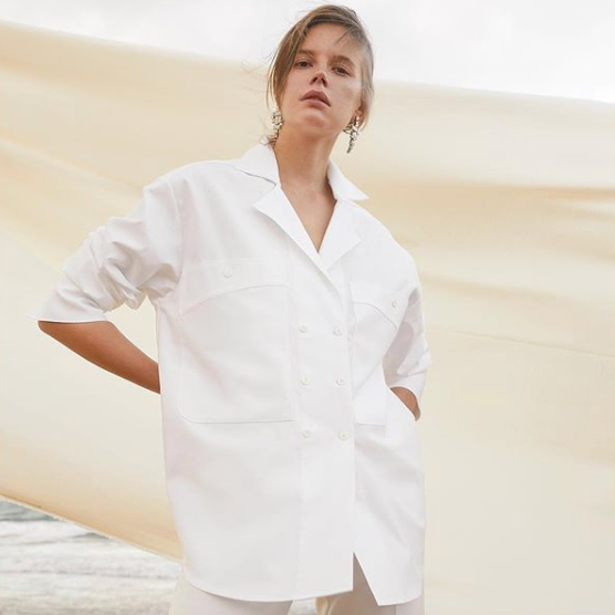 Piece of White Taylor Blouse