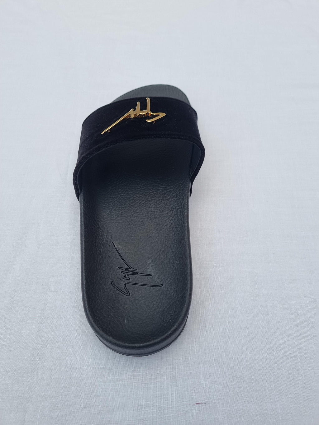 Black & Gold Tone Logo Slides