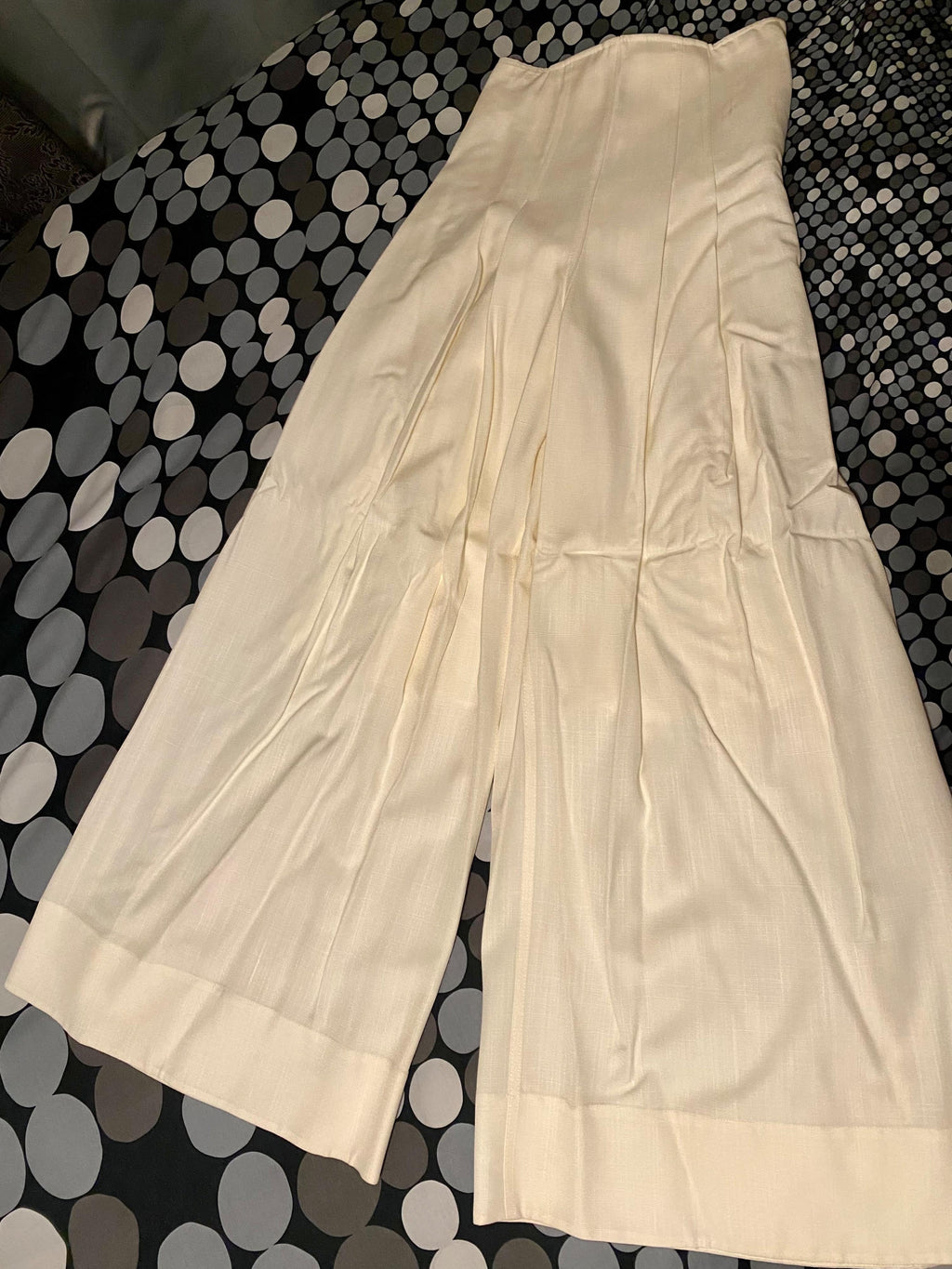 Ecru Le Pantalon Arcello Wide Leg Trousers