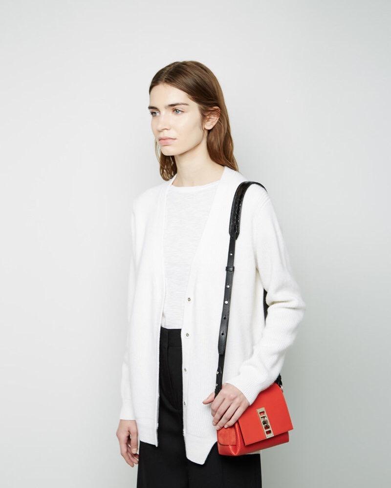 Proenza Schouler red leather cross-body bag