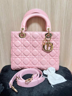 Dior Medium Cannage Pink Lady Dior bag