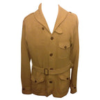 Polo Ralph Lauren golden beige marksman belted cowl neck cardigan