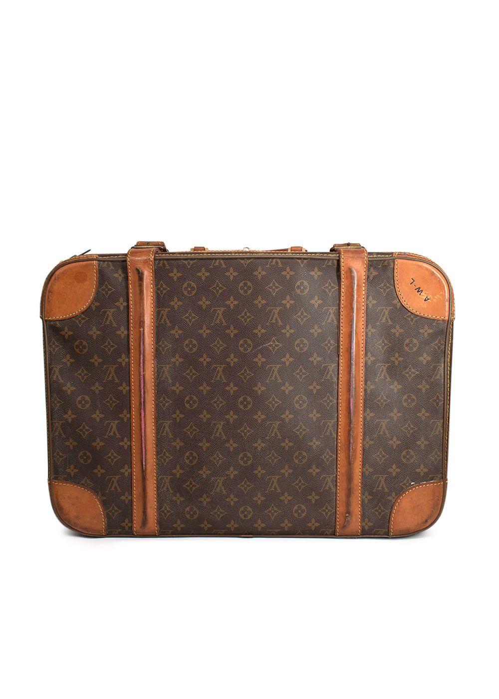 Louis Vuitton Vintage Brown Monogram Stratos Suitcase