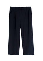 Veronica Beard Navy Pinstripe Trousers