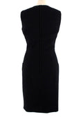 Valentino Black Boucle Midi Dress