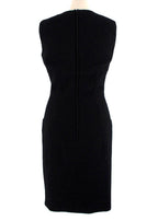 Valentino Black Boucle Midi Dress