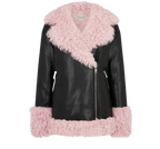 Charlotte Simone Black Bowie Leather Jacket