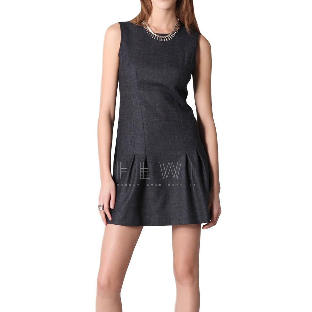 Theory scoop-neck wool dress