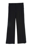 Petar Petrov Black Classic Wide Leg Trousers