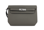Hermes Kelly Etain Togo Depeches 25 Pouch Bag