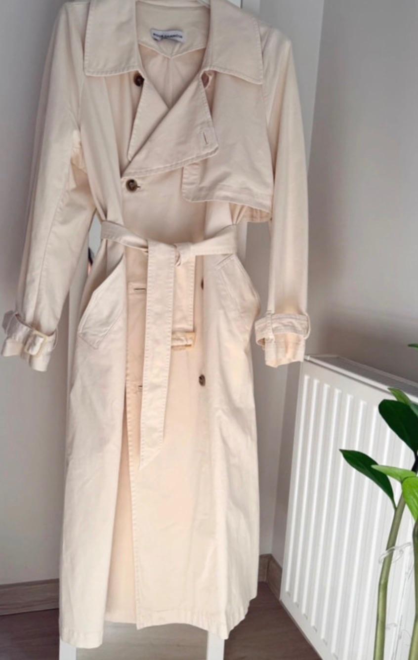 Nour Hammour Cream Harriet Trench Coat