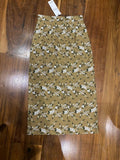 Erdem Floral Embroidered Gainor Button Down Skirt