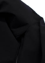 Theory Black Cotton Blend Trousers