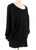 McQ By Alexander McQueen Black Kimono T-Shirt Top