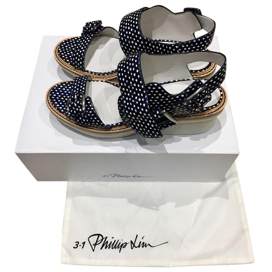 3.1 Phillip Lim Mallory Navy Sandal