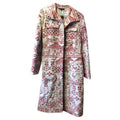 Kenzo Cream & Red Embroidered Coat