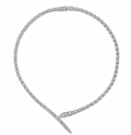 Serpenti Diamond And White Gold Necklace