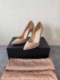 Gianvito Rossi Beige Suede Pumps