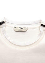 Fendi Cream Karl Loves Fendi Sweatshirt