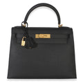 Hermès Black Epsom Sellier Kelly 28 PHW