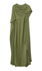 Simkhai Izel Satin Cape Gown