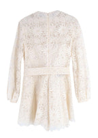 Ivory Floral Embroidered Playsuit