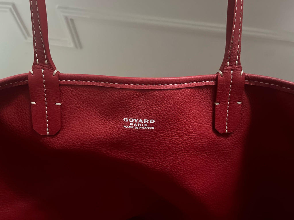 Goyard Red Anjou Reversible Tote Bag