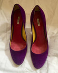 Miu Miu Purple Suede Pumps